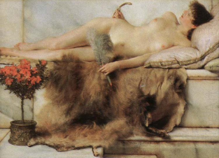 Alma-Tadema, Sir Lawrence the tepidarium china oil painting image